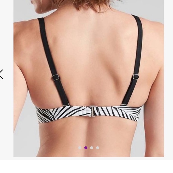 5x$25 NWT Athleta Retro Palm Twist Bikini Top - Picture 3 of 14